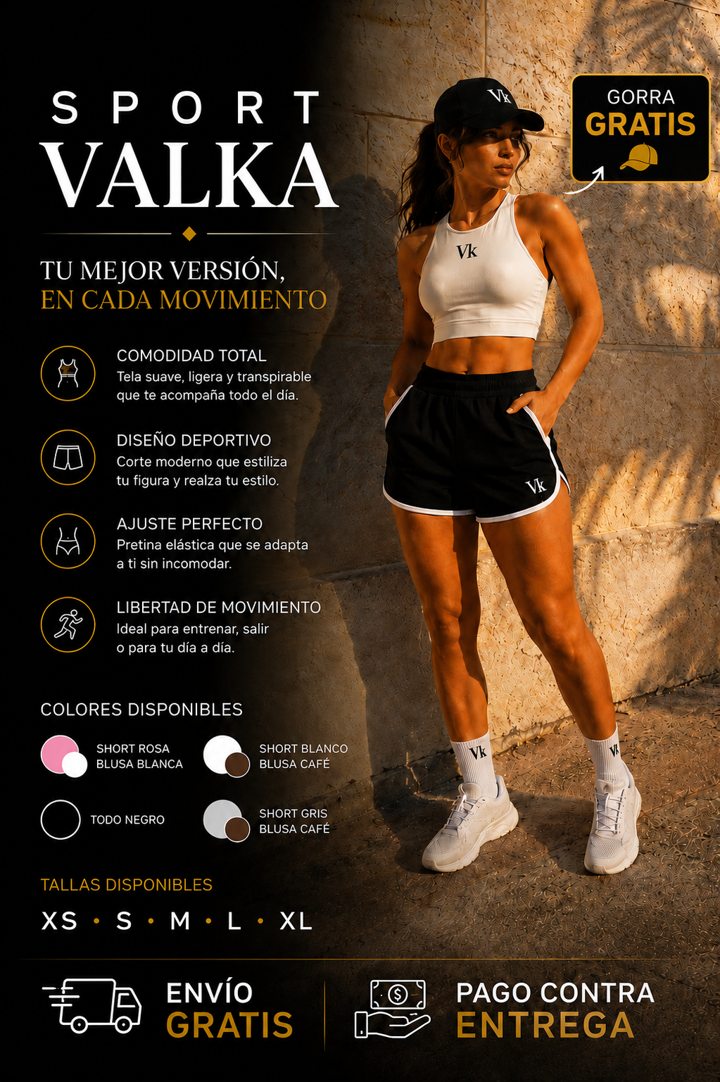 SPORT VALKA + GORRA GRATIS✨ VÍSTETE COMO TE QUIERES VER